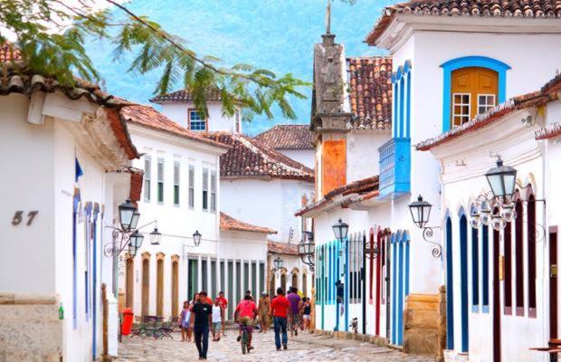 Casa Com Vista Para O Mar Em Paraty Vila Exterior foto