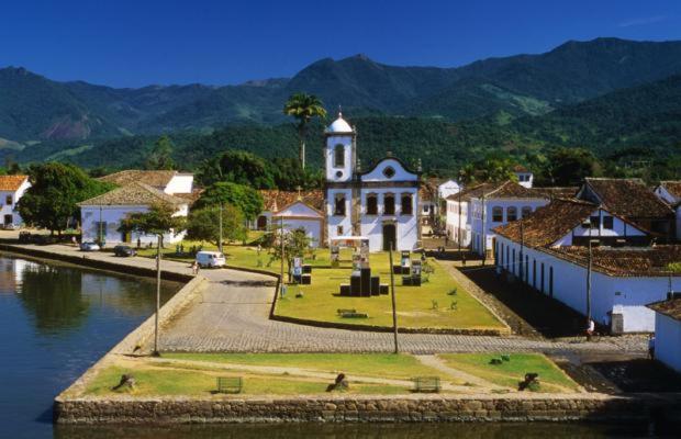 Casa Com Vista Para O Mar Em Paraty Vila Exterior foto